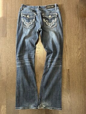 Vintage L.A. Idol USA Embroidered Bootcut Bling Jeans